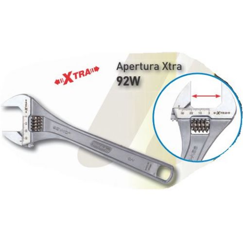 LLAVE INGLESA 12" 92W/CE APERTURA EXTRA IREGA