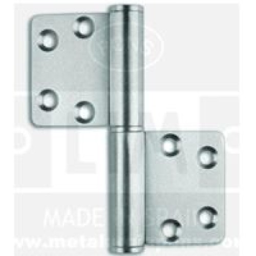 PERNIO A/INOX IZQ 98X85X2,5mm (304)