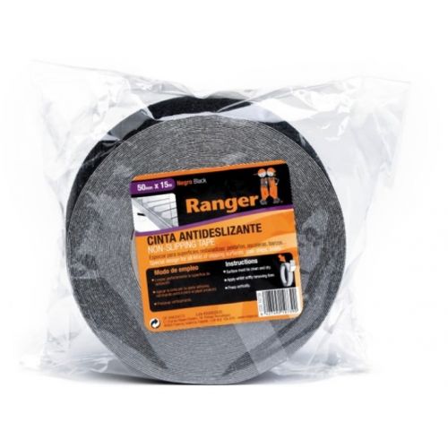 ROLLO CINTA ANTIDESLIZANTE 50mmX15M NEGRO