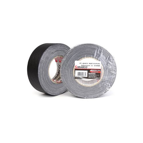 ROLLO CINTA AMERICANA 50MX50mm NEGRA P665 NITTO