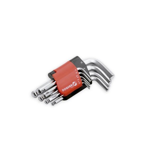 JGO 7 LLAVES ALLEN P/BOLA CORTA 1,5-6mm DOGHER