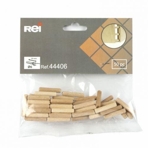 BOLSA 50 ESPIGA MADERA 6X30