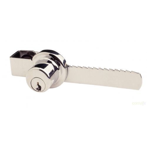 CERRADURA CROMADA 155/110mm PUERTA CRISTAL