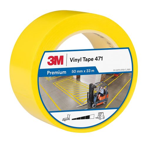ROLLO CINTA AMARILLA 50mmX33m 471 "3m"