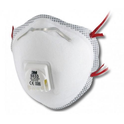 MASCARILLA 8833 DESECHABLE FFP3 C/VALV 3m