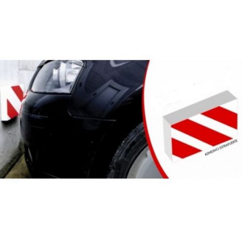 PROTECTOR FRONTAL 295X195X40mm ROJO/BLANCO