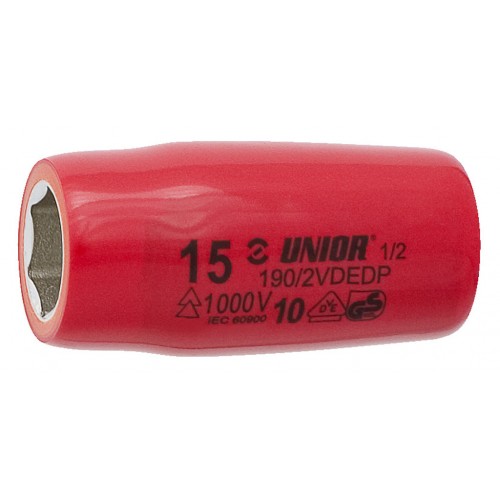 VASO 1/2" 17mm VDE UNIOR