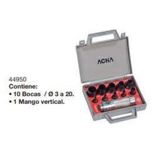 ESTUCHE 11U SACABOCADOS 3 A 20mm