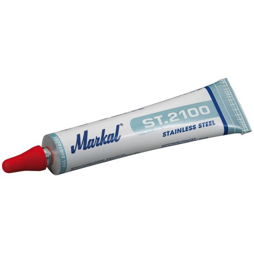 TUBO MARCAR INDELEBLE P/INOX ST2100 BLANCO MARKAL