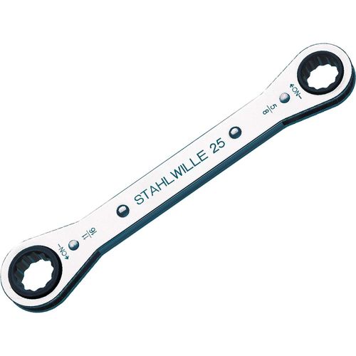 LLAVE CARRACA ESTR/PLANA 25aN 3/8"-7/16" STAHLWILL