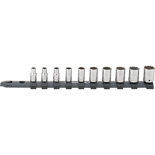 JGO LLAVES VASO 12C REGLETA 1/4" 5-14mm 12916/10-4