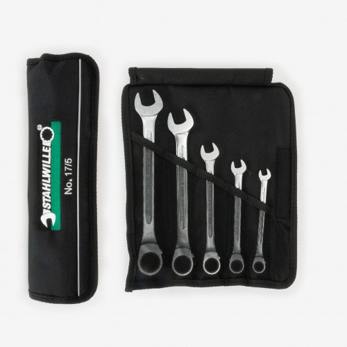 JGO 5 LLAVES COMBINADA CARRACA 17/05 STAHLWILLE