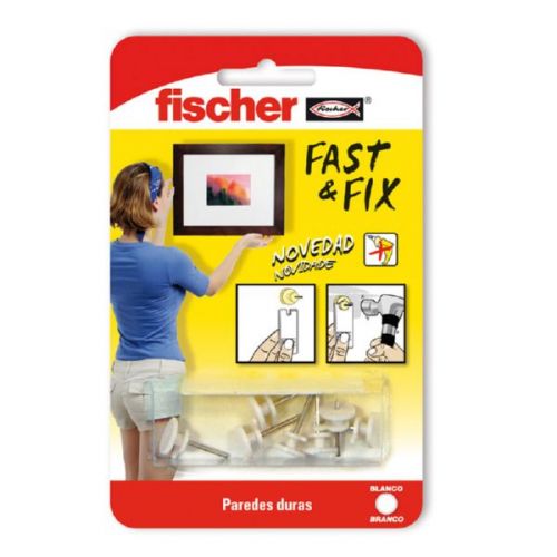 PAQ 12U COLGADOR BASICO FAST FIX FISCHER