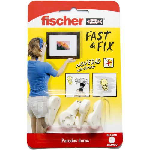PAQ 4U COLGADOR 3 PUNTAS FAST & FIX FISCHER