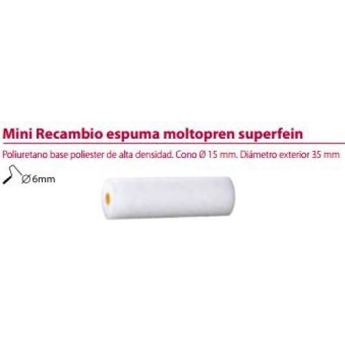 RECAMBIO RODILLO ESPUMA MOLTOPREN 15CM