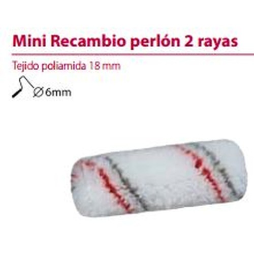 RECAMBIO RODILLO PERLON 15CM