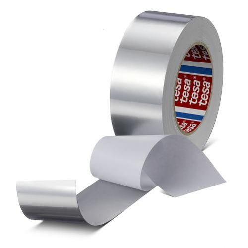 ROLLO CINTA ALUMINIO PLATA 50MX50mm 30 MICRAS TESA