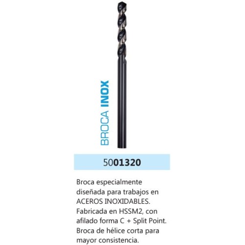 BROCA HI-INOX 6,00mm PRESTO DIN 338