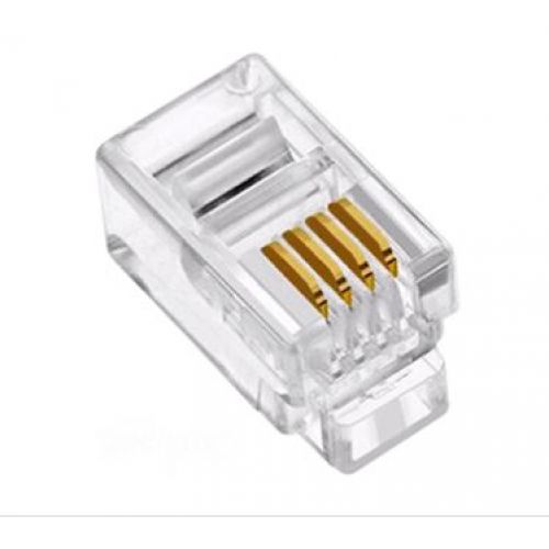 CONECTOR MODULAR 4P4C RJ10