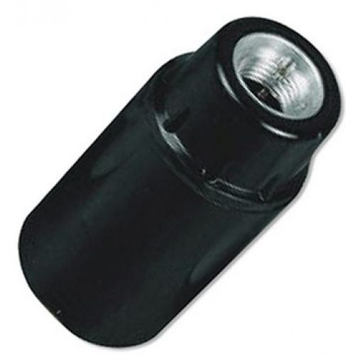 PORTALAMPARA LISO E14 NEGRO