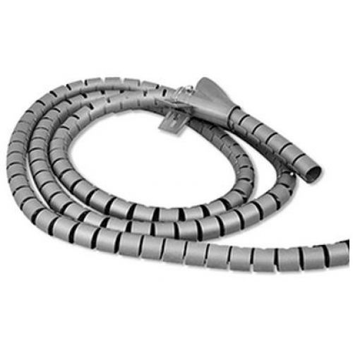 ORGANIZADOR CABLES+CLIP 25mm GRIS 2,50mm