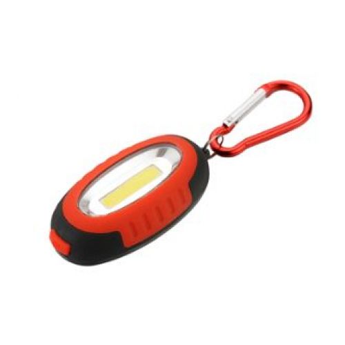 LINTERNA LED COB C/MOSQUETON
