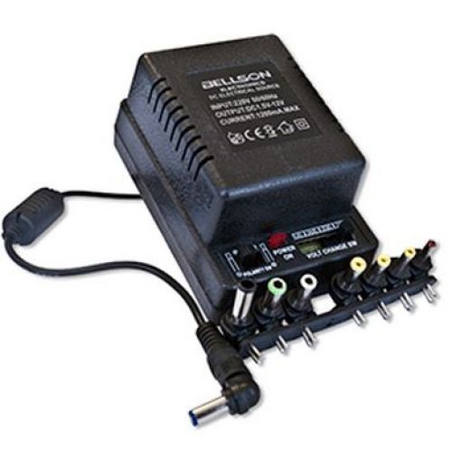 ADAPTADOR UNIVERSAL 1000mah 12V
