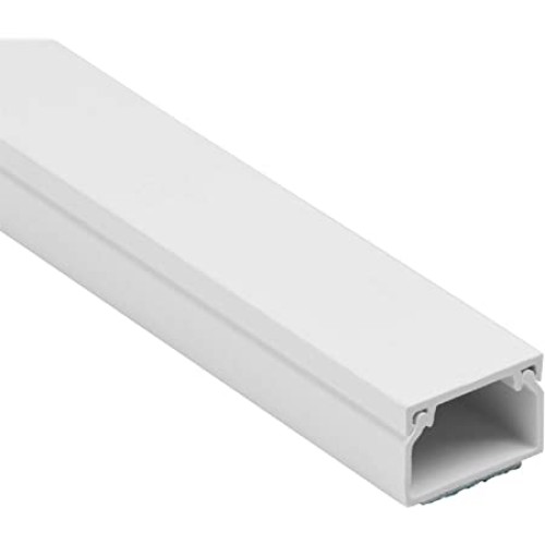 TIRA 2M CANALETA 20X10 BLANCA ADHESIVA