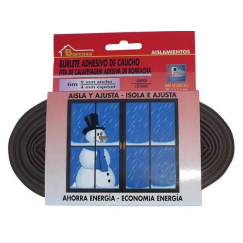 BURLETE CAUCHO P 6M MARRON