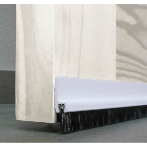 BURLETE FLECOS PVC BLANCO 1M