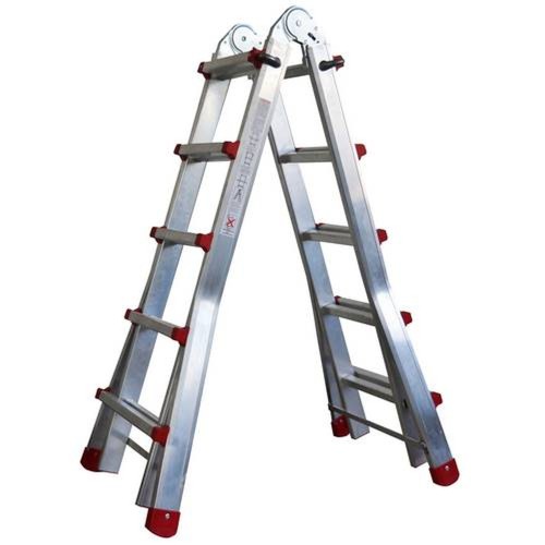 ESCALERA MULTIUSOS 6+6 ALUMINIO HM