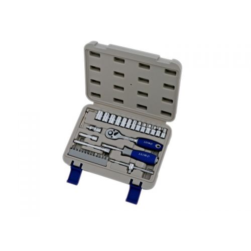 JGO LLAVES VASO 1/4" 35 PCS IRIMO