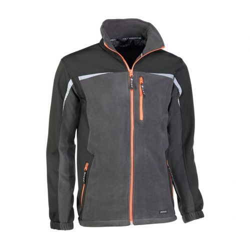 POLAR CORTAVIENTOS NEGRO/NARANJA XL DAKOTA