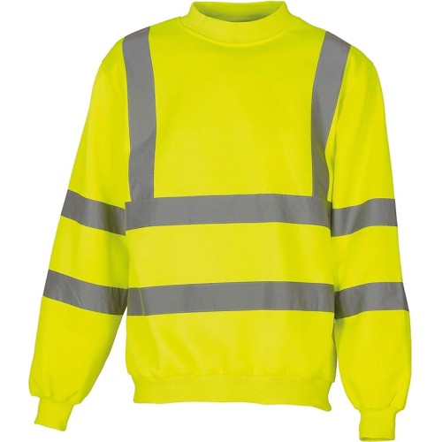 SUDADERA AMARILLO FLUOR TALLA M YOKO