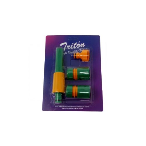 JGO LANZA RIEGO C/ACOPLES MANGUERA 15mm PLASTICO
