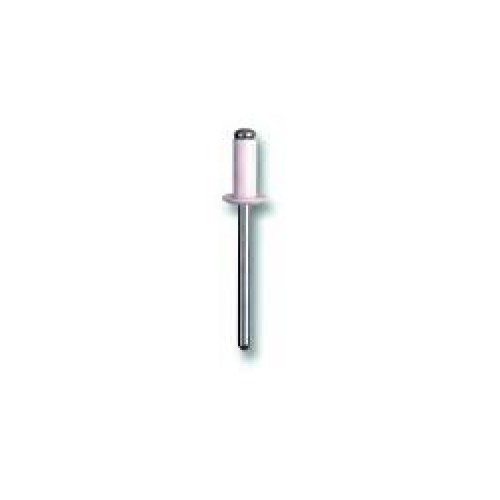 REMACHE ALU/ACERO 4X8 BLANCO RAL9016 GESIPA