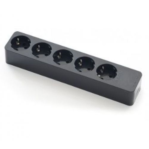 BASE MULTIPLE 5T 16A 250V 3600w NEGRA