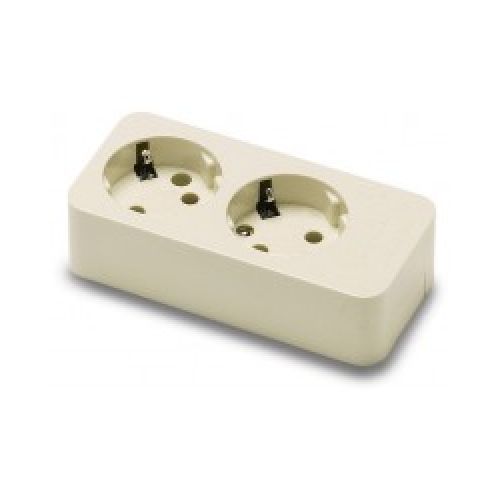 BASE MULTIPLE 2T 16A 250V 3600w BLANCA