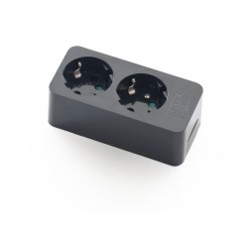 BASE MULTIPLE 2T 16A 250V 3600w NEGRO