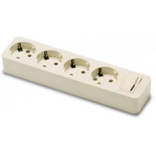 BASE MULTIPLE 4T INTERRUPTOR 16A 3600w BLANCO