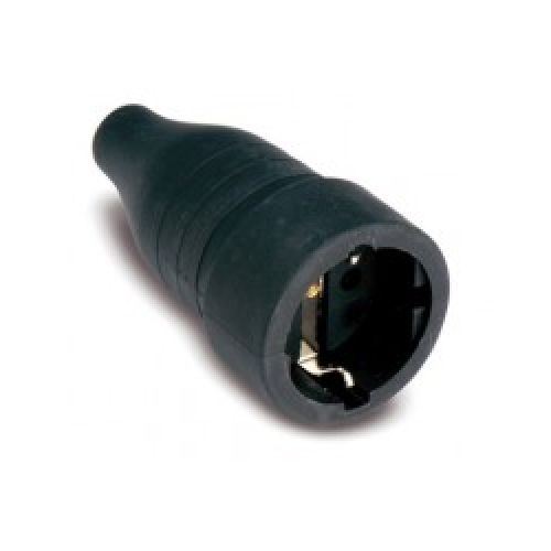BASE GOMA NEGRA 2P+TTL 16A 250V FAMATEL