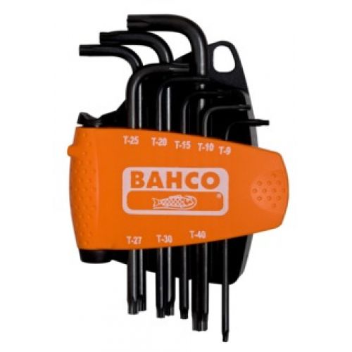JGO 8 LLAVES TORX INVIOLABLE T9-T40 BAHCO
