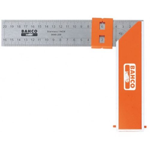 ESCUADRA METALICA GRADUADA 25CM BAHCO
