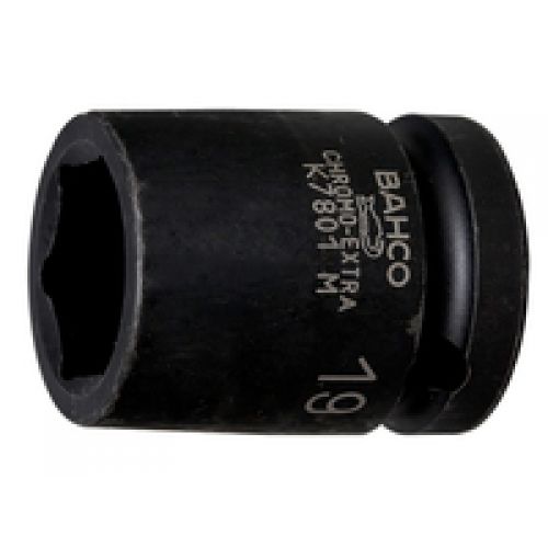 VASO IMPACTO 6C 1/2" 22mm BAHCO