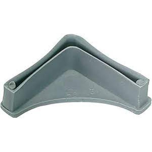 PIE PLASTICO SENCILLO 35mm GRIS