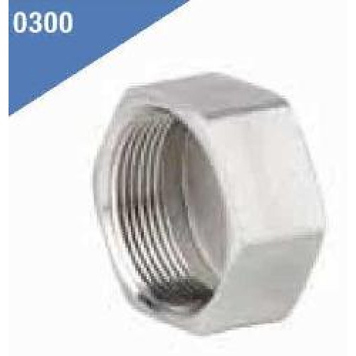 TAPON HEMBRA HEX.INOX 1"