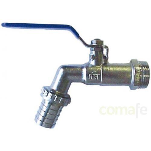 GRIFO BOLA MANGUERA 1/2"-3/4" LATON CROMADO