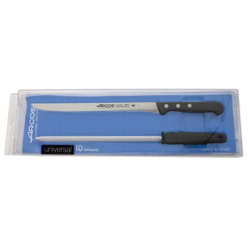 JGO CUCHILLO JAMONERO+CHAIRA ARCOS