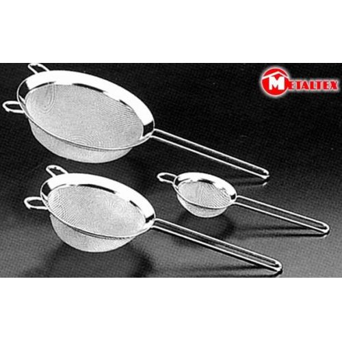 COLADOR 1/2 BOLA INOX DE 14CM