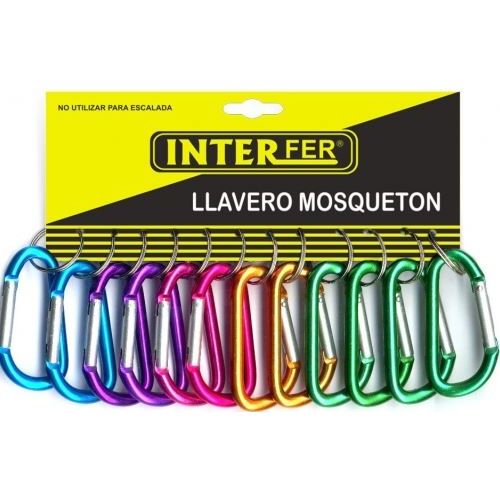 MOSQUETON ALUMINIO 80mm